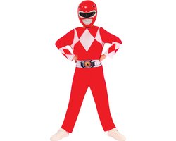 RUBIES FRANCE - Power Ranger Kostuum rood kinderen - 122/128 (7-8 jaar)