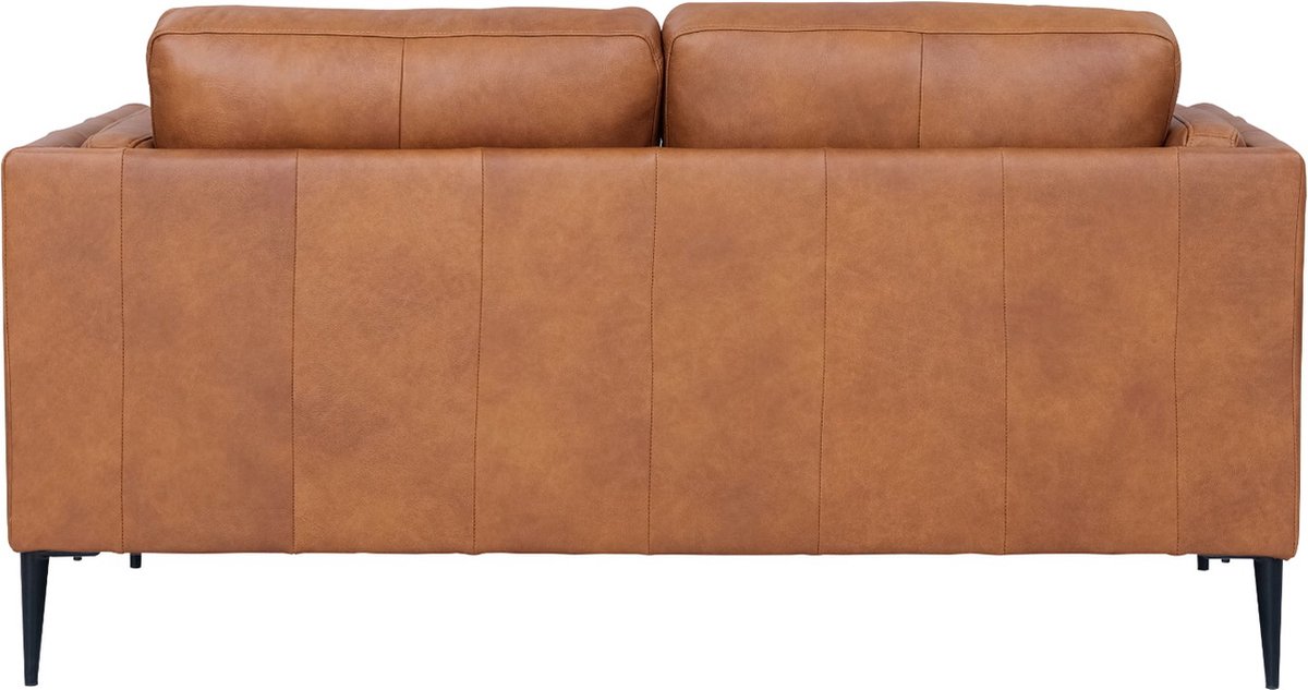 G***-M Bank Bruin Leer - 2-Zits - 157x88x83cm - Valencia - Giga Meubel