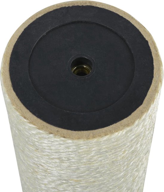 Basis Kattenkrabpaal Caty XL een 82 cm lange krabpaal in het zwart