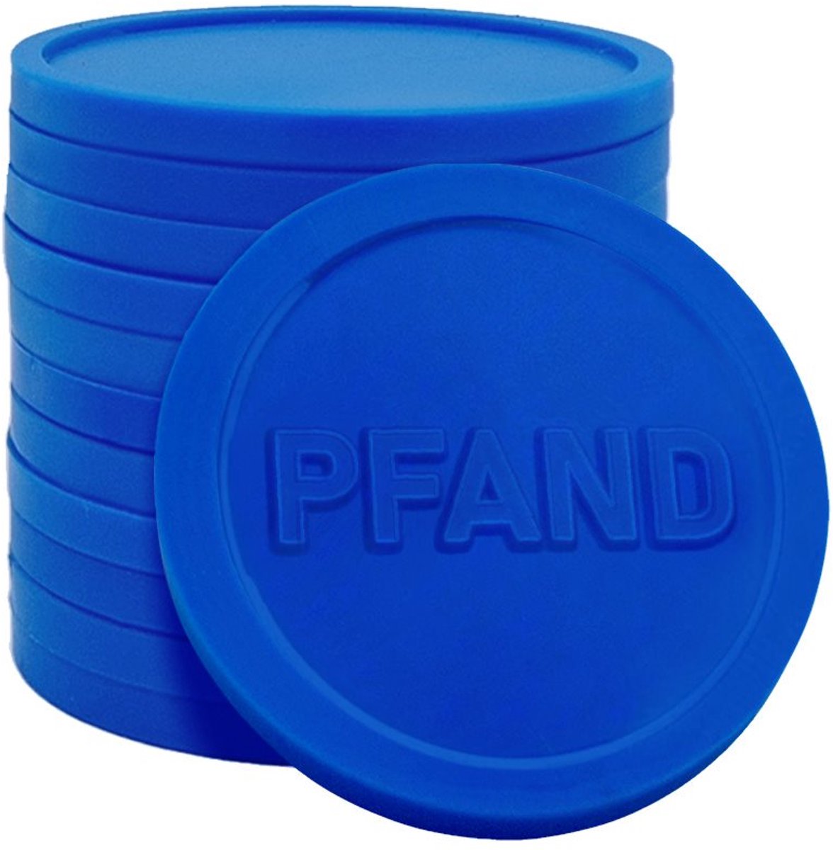 CombiCraft consumentenmunt met reliëf "Pfand" blauw Ø29mm - 250 stuks