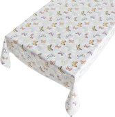 Tafelzeil Butterfly -  140 x 250 cm - Multi tafellaken - Tafelkleed plastic - Voor buiten en binnen - Verschillende maten - Geleverd in een koker