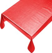 Tafelzeil Metallic Rood 200 x 140 cm - Beschikbaar in 11 maten - Geleverd in een koker