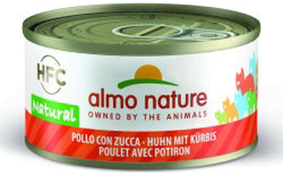 Almo Nature HFC 24x70g - Kip met pompoen