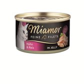 Miamor - Fijne filets blik 24x100g - Kip & rijst