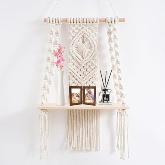 Selbro® Boho Macramé Wandrek voor Decoratie