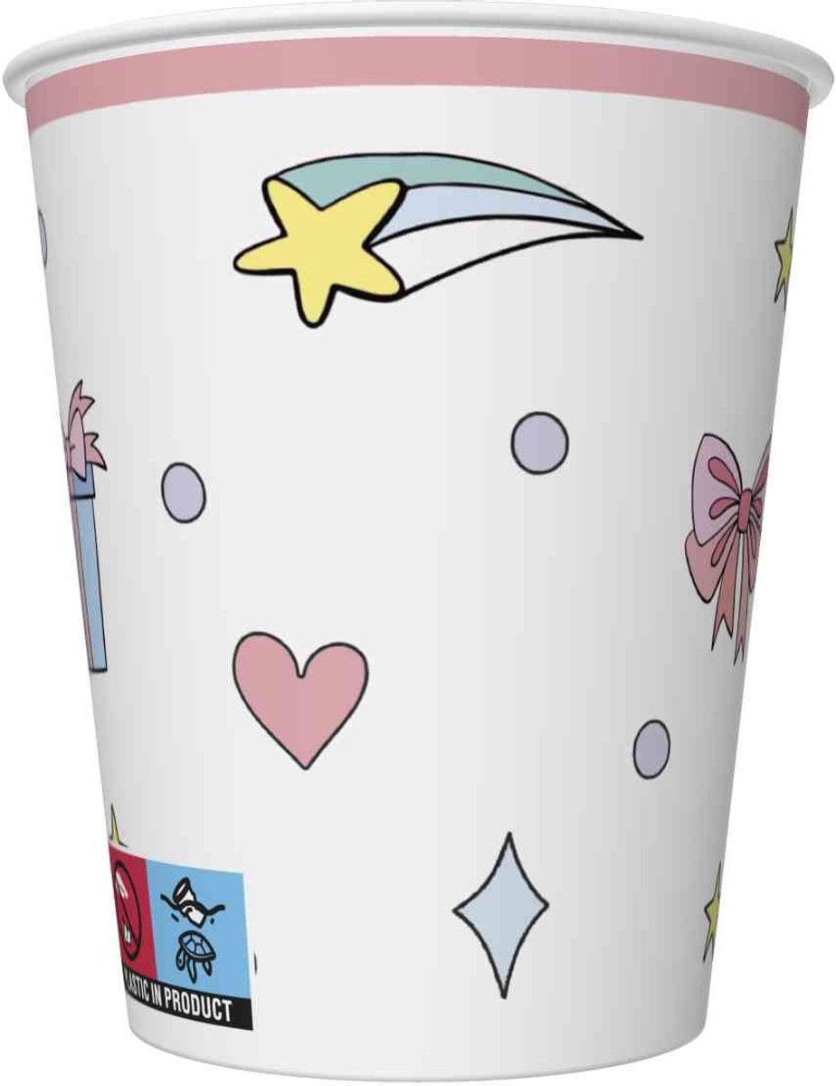 Daisy - Papieren bekers - Colourful Unicorns