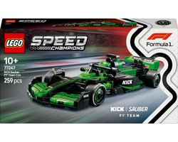 foto van LEGO Speed Champions KICK Sauber F1 Team C44 racewagen Speelgoed - 77247