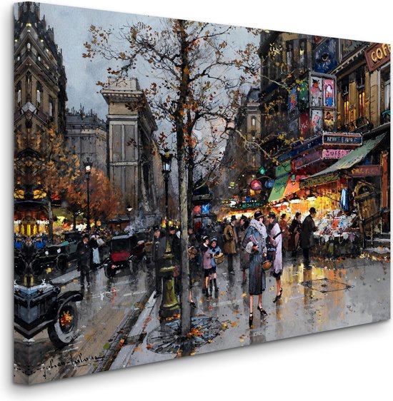 Eugéne Galien-Laloue - Grands Boulevards, Paris (19th century) Grands Boulevards, Parijs (19e eeuw) - 2:3