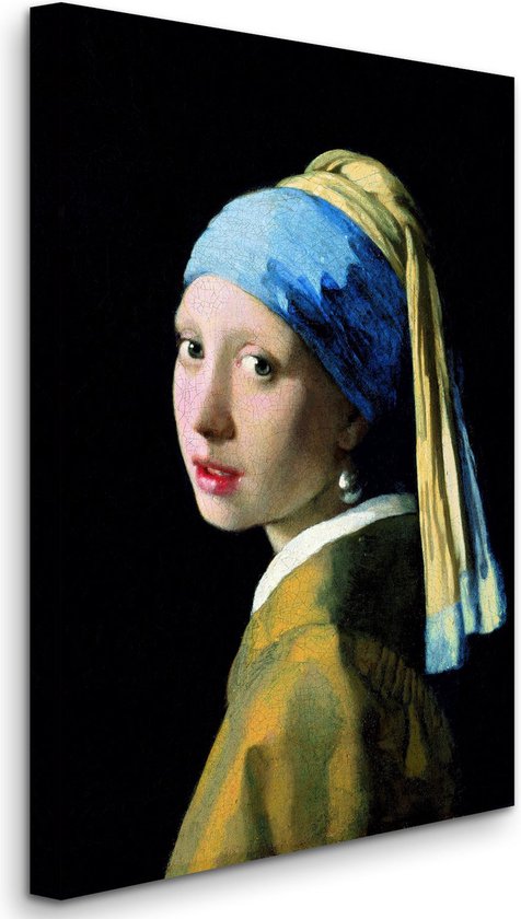 Johannes Vermeer - Girl with a Pearl Earring - Meisje met de parel (1665) - 3:2