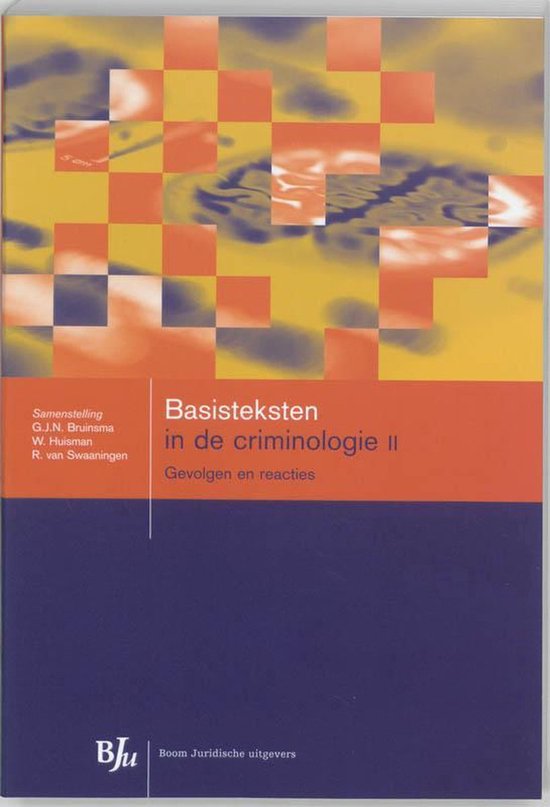 Basisteksten In De Criminologie / 2 - cover