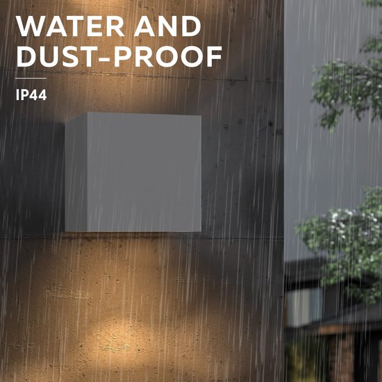 Calex Volterra Oplaadbare Wandlamp Kubus Wit Up & Down Tuinverlichting Warm Licht Voor Binnen en Buiten Waterdicht Eenvoudige Installatie Draadloos Bewegingssensor kopen? Vergelijk bij