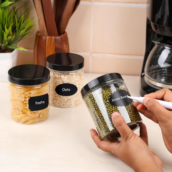 Belle Vous 64 Pak Glazen Geschenk Potten Set met Kurken Doppen, Labels en Touw - 13 ml Mini