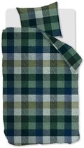 dekbedovertrek Beddinghouse Beckett - Simple - 140x200/220 - Blauw Vert