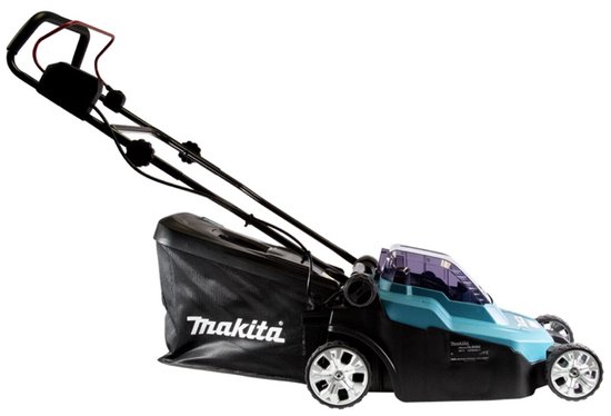 Makita DLM 382 F2 accu grasmaaier 36 V ( 2x 18 V ) 38 cm 40 l + 2x accu 3.0 Ah - zonder lader — afbeelding 4