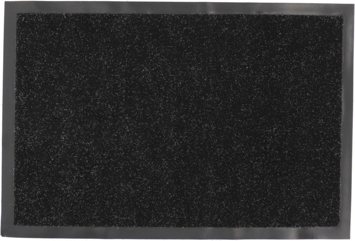 Luance Deurmat - zwart - 60 x 40 cm - voor binnen - PVC / polyester - droogloopmat