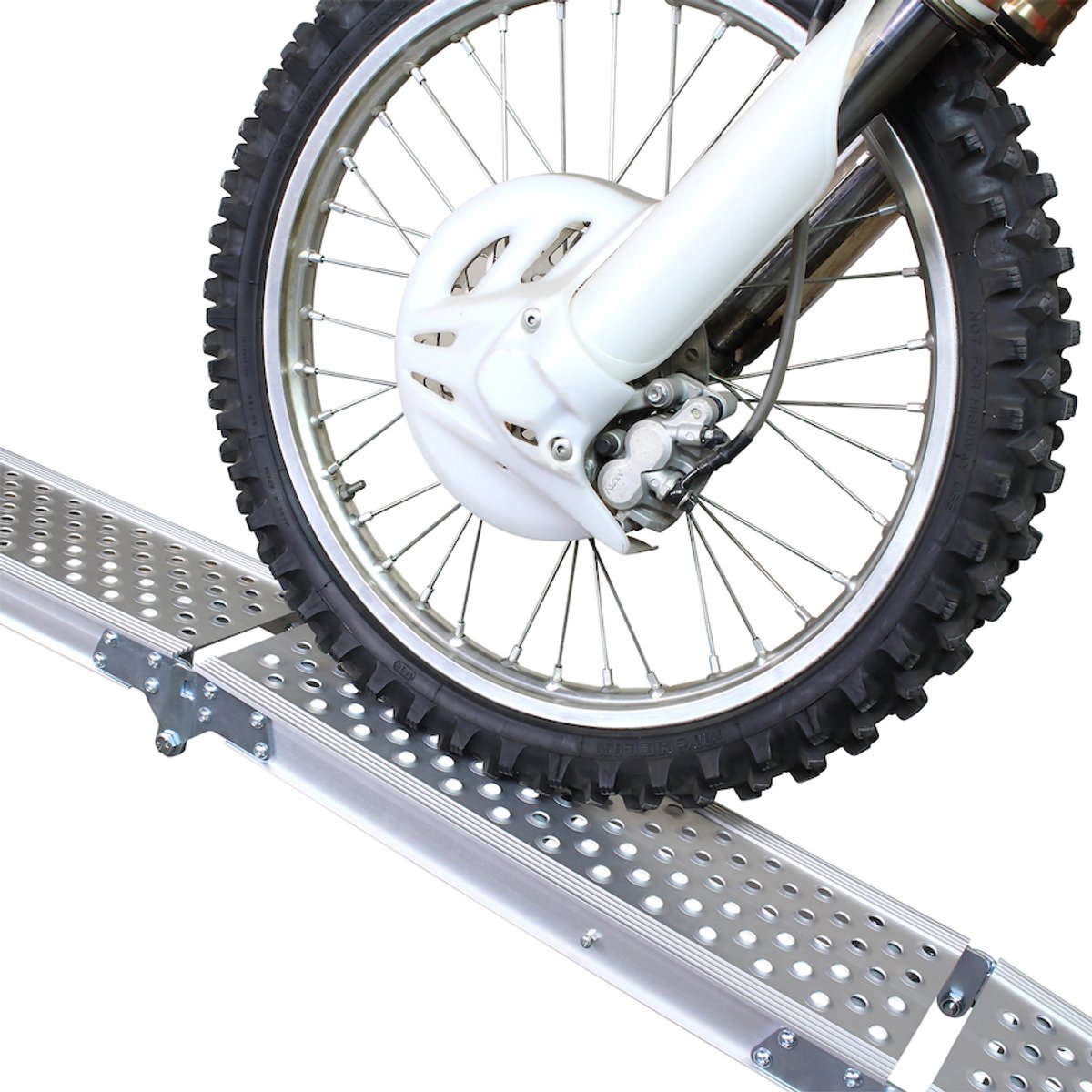 Goedkoopste Datona® - Aluminium oprijplaat inklapbaar - 195 cm rijgoot rijplank