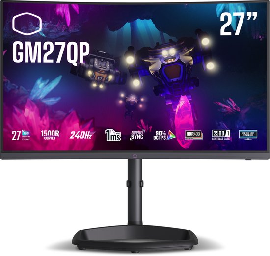 27''WQHD 240Hz 1500R VA EU+UK monitor
