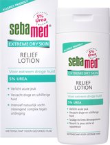 Sebamed Relief lotion 5% urea - Intensieve hydratatie - Vermindert acute jeuk en verzacht droge en schilferige huid - Herstelt de vochtbalans - Huidverzorging - 200 ml
