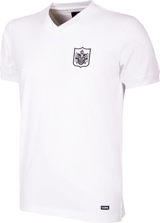 Foto: Copa fulham fc 1960 61 retro voetbalshirt mannen wit xxl