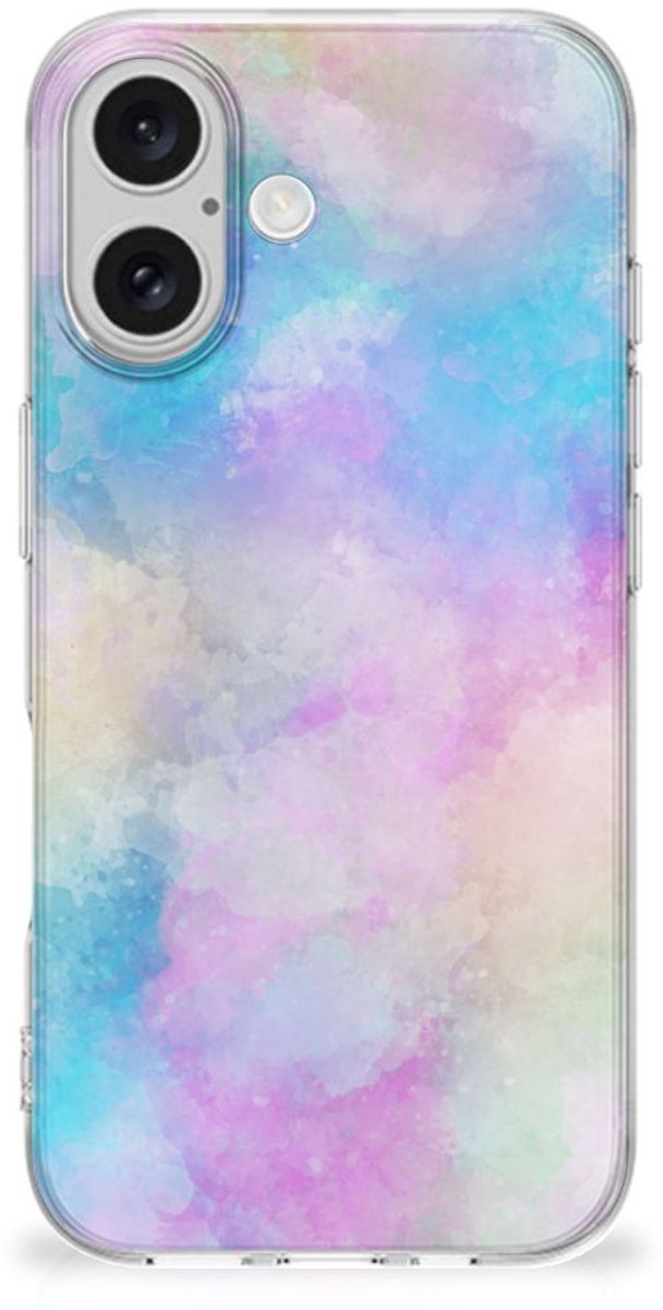 Hoesje maken iPhone 16 plus Watercolor Light