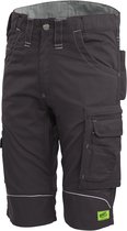 Short de travail TMG KULT WORKER pour homme, Grijs - Passepoil réfléchissant - Taille élastiquée - Design ergonomique