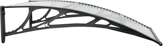 Deurluifel 150x75 cm polycarbonaat zwart kopen Deurluifel 150x75 cm polycarbonaat zwart kopen