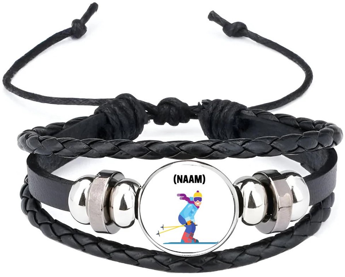 Akyol - skiën armband zwart - Sport - skiër - wintersport