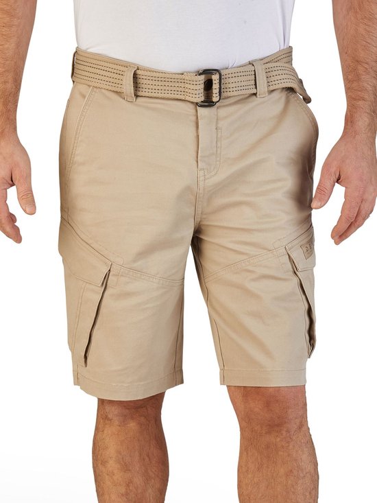 DENIMFY Chino Shorts Herren Mit Gürtel Regular Fit DFLio