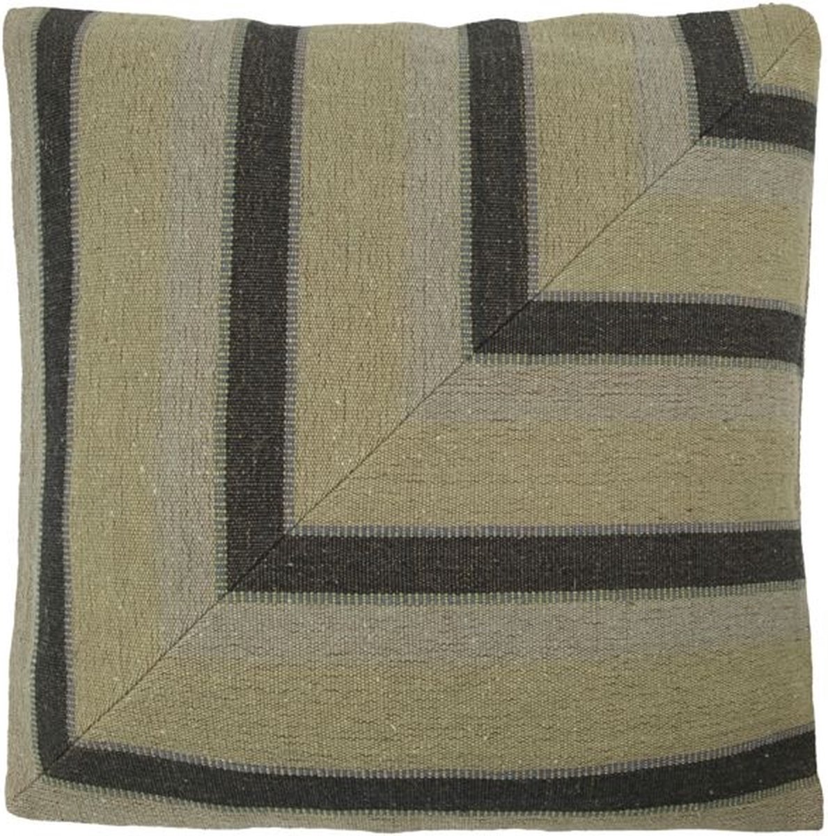 Sierkussen - Kussenhoes. Canva & Pete. Beige/grijs - 50 Cm X 50 Cm