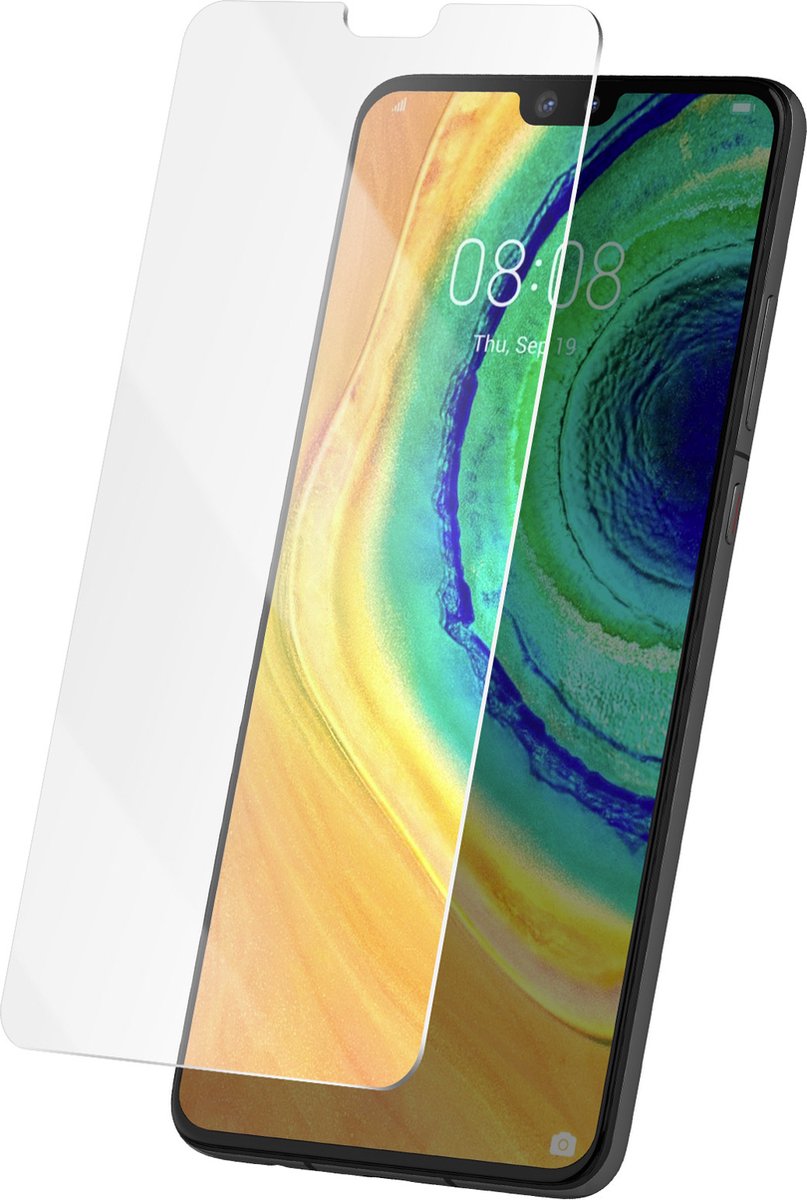 Avizar Gehard glas Geschikt voor Huawei Mate 30 hardheid 9H anti-kras, Transparant