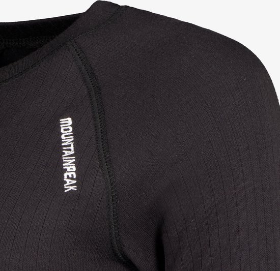 Mountain Peak dames thermoshirt met lange mouwen - Zwart - Maat M — afbeelding 2