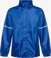 Mountain Peak dames/heren regenjas - Blauw - Met capuchon - Ritssluiting - Maat S