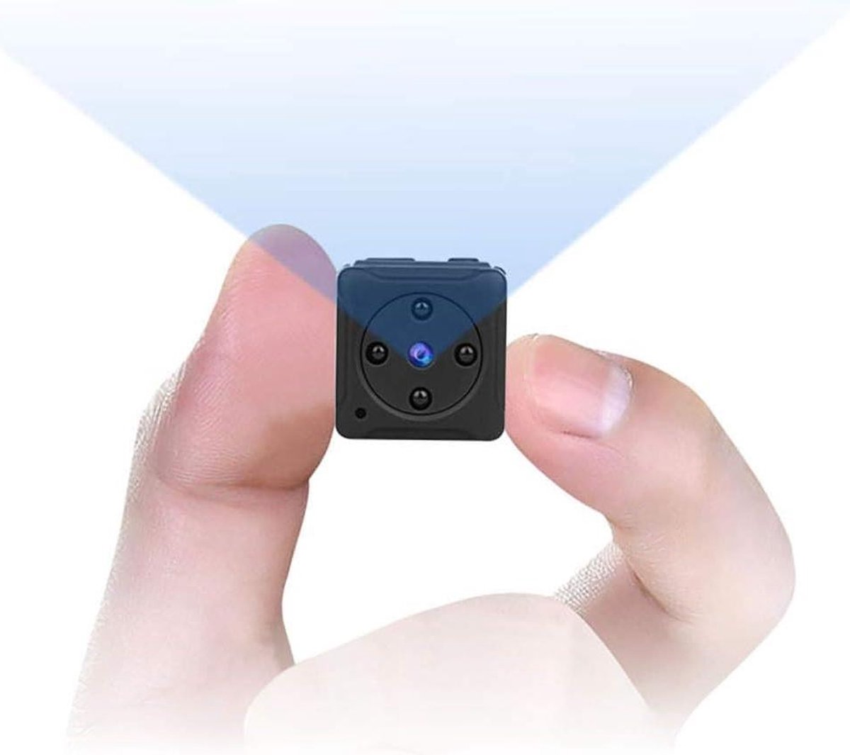 Spy Camera - Bewakingscamera Full HD 1080p Mini recorder - magnetische draadloze spionagecamera met bewegingsdetectie en nachtzicht voor binnen en buiten - microcamera bewaking