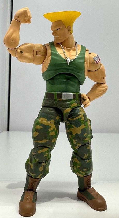 Jada Toys Ultra Street Fighter II: The Final Challengers Action Figure 1/12 Guile 15 cm Action Figuur