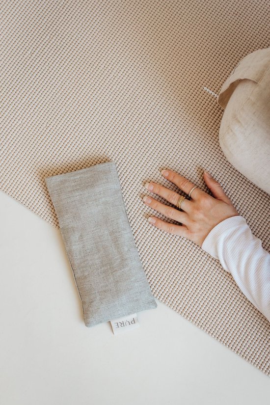 Oogkussen hennep lavendel eco - Pure van Pure — afbeelding 4