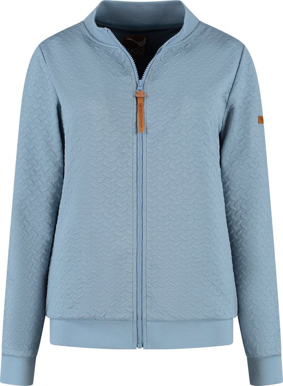 MGO Flora - Gilet femme - Doublure polaire douce - Rembourré - Bleu clair