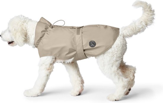 Regenjas hond taupe – maat 40