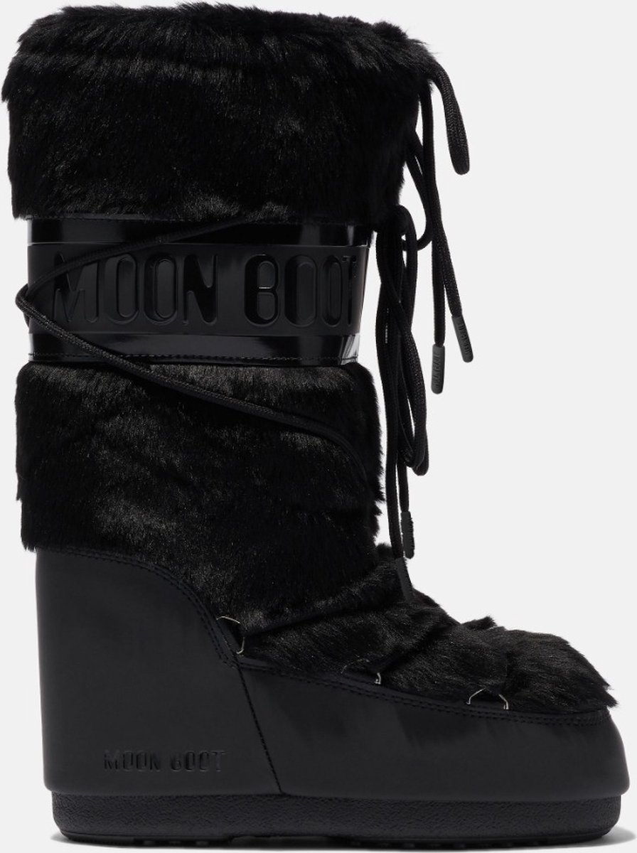 Moon Boot ICON BLACK FAUX Thermoboots Snowboots Sneeuwlaarzen Zwart 39-41 (8059791058877)