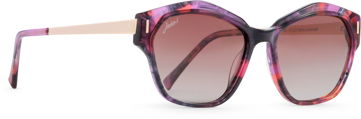 Jackie L Nancy ZO-0253B paars acetaat – roze dégradé polarised TAC – UV 400