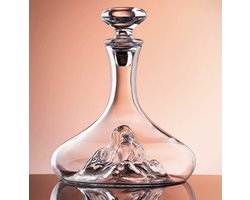ZYLARO Luxe Wijnkaraf, Ijsberg Wijnkaraf, 1.2L, Luxe kristal wijn Karaf, met kristallen stop, Decanteer, beste cadeau ZYLARO Luxe Wijnkaraf, Ijsberg Wijnkaraf, 1.2L, Luxe kristal wijn Karaf, met kristallen stop, Decanteer, beste cadeau