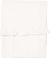 Koeka wieglaken Ruffle milky 80x100