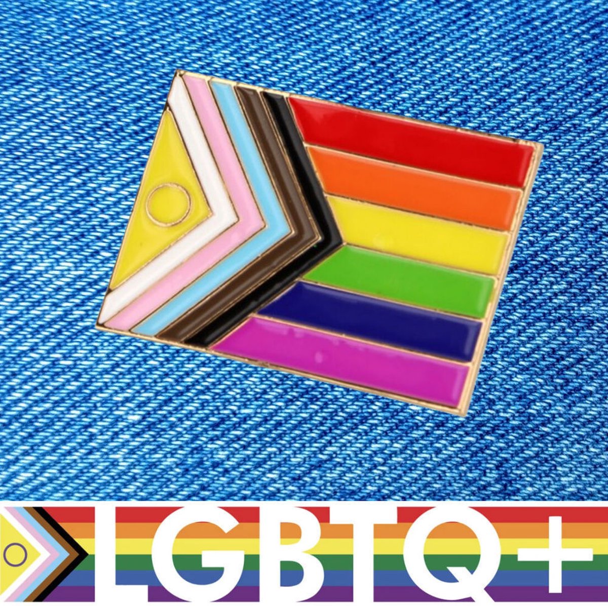 Henbrandt - Regenboog Intersex Pride Button Vlag - Metalen Pin Badge - LGBTQ+ - Jas / Tas / Kleding - Rainbow Button Broche - Perfect voor Gay Pride Parades en Festivals