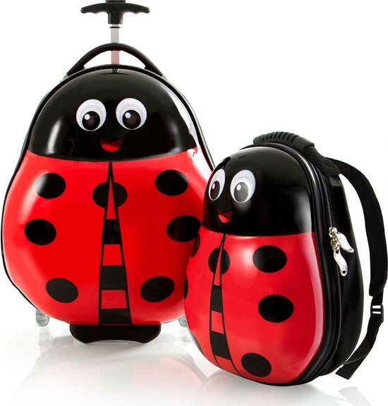 Heys Travel Tots Kinderkoffer Met Rugzak Lady Bug