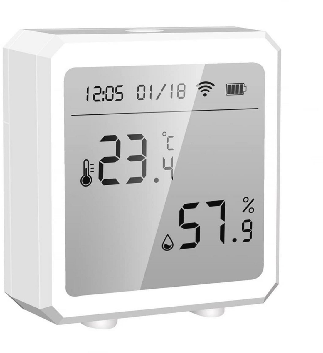 Digitale WiFi Thermometer en Hygrometer met Temperatuur- en Vochtigheidssensor voor Smart Home