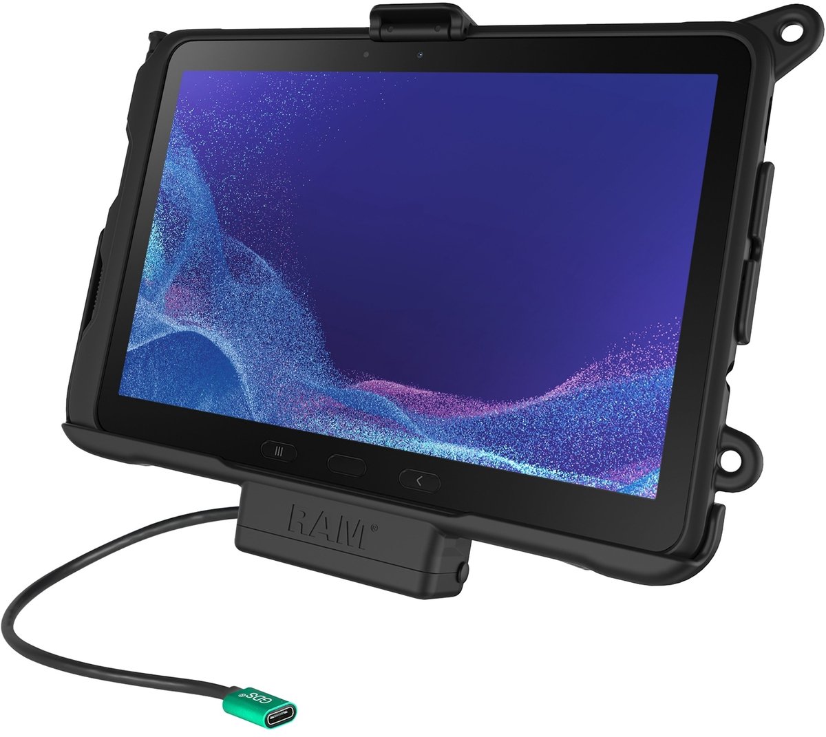 RAM Mounts - USB-C aangedreven Dock voor Samsung Tab Active5 Pro & 4 Pro - RAM-HOL-SAM52CPU