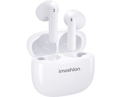 foto van imoshion Aura Draadloze In-Ear Oordopjes - Oortjes Draadloos - Wireless Bluetooth Earbuds - Wit