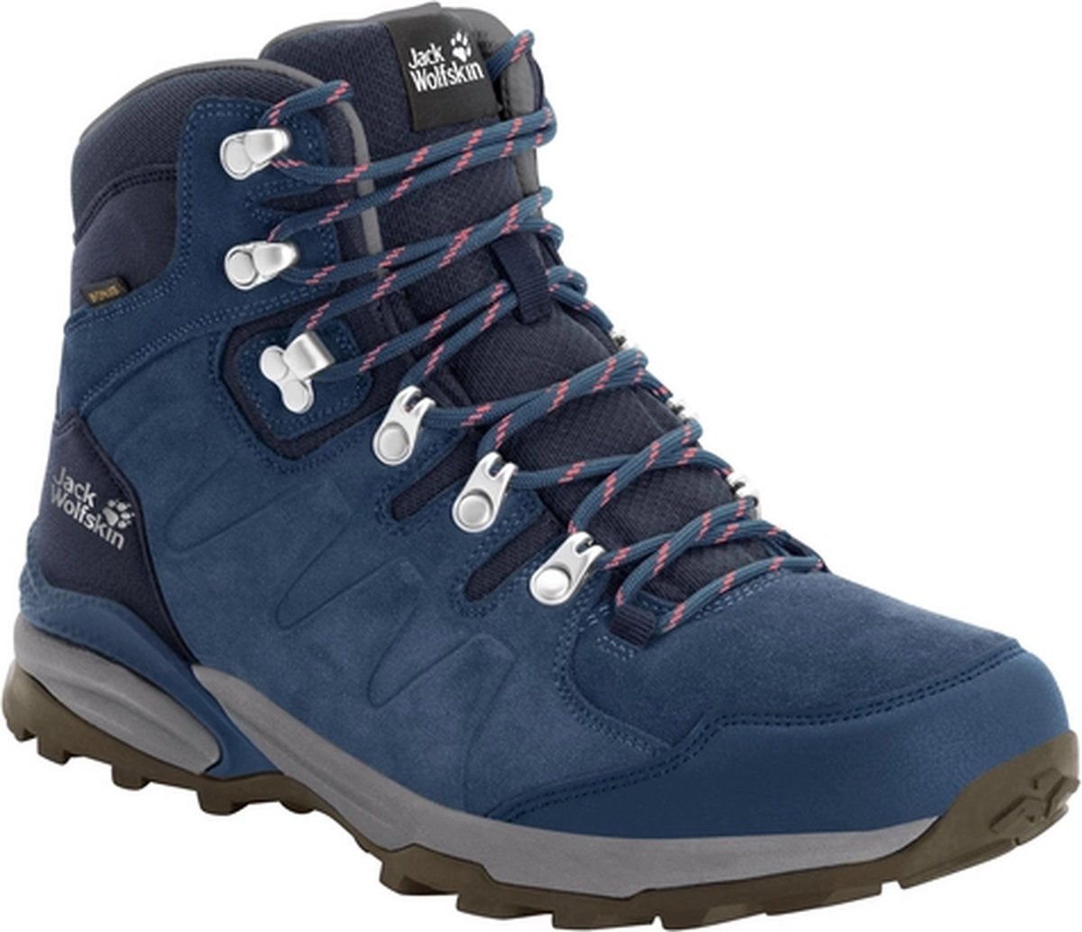 Wandelschoen Jack Wolfskin Women Refugio Texapore Mid Dark -Schoenmaat 39 5 Blauw