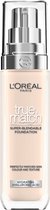 L’Oréal Paris True Match Foundation - 0.5R/C - Natuurlijk Dekkende Foundation met Hyaluronzuur en SPF 16 - 30 ml - Vegan