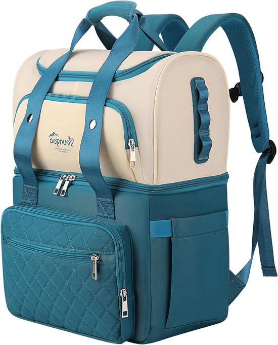 20 liter grijs geïsoleerde koelrugzak voor BBQ camping strand en outdoor-activiteiten