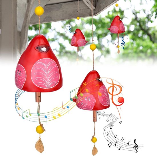 Fay Bless Stunning 9-Tone Chime Retro Japanese Wind Chime - Ideal